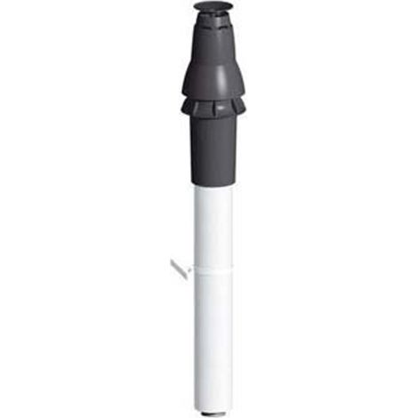 Burgerhout Skyline 3000 gouttière en aluminium concentrique 80 125 mm noir