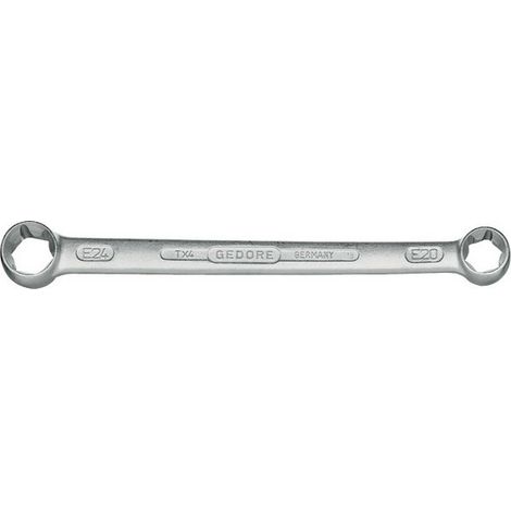 GEDORE 6059800 - Clé à double panneton externe TORX E6xE8 , TX 4 E6XE8 (1/4)