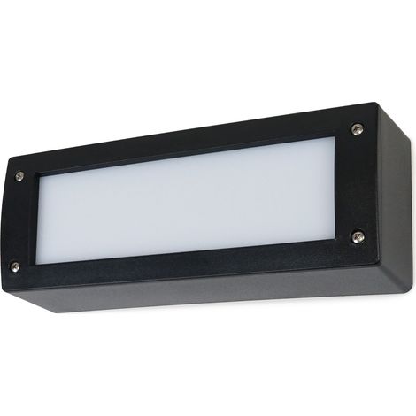 Aplique de pared DEVON GX53 2x3,20 W 405/410/410 lm 3000 K/4000 K/6500 K CRI80 IP66 Negro (1/2)