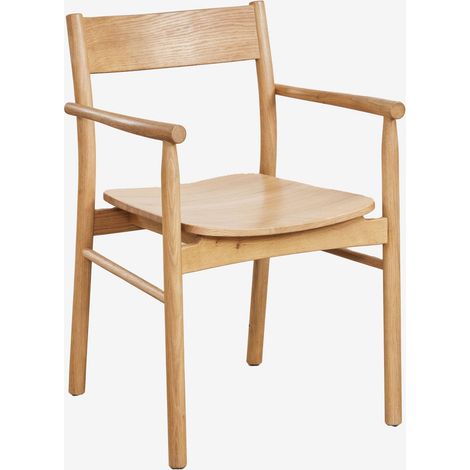 Sedia da pranzo in legno di rovere Mara Signature SKLUM            