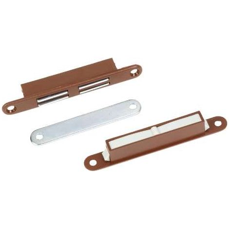 Chiusura Magnetica Incasso Con Fori Viti Marrone