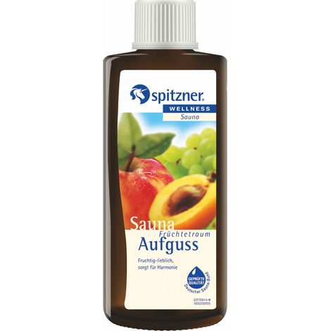 Spitzner Saunaaufguss Früchtetraum 190 ml fruchtig-lieblich Sauna Aufguss Konzentrat