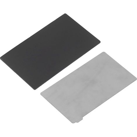 Lot de 2 Plaques Magnétiques Acier Ressort 135x80mm pour Imprimante 3D Résine SLA DLP, Feuille Flexible Photopolymérisable (1/5)