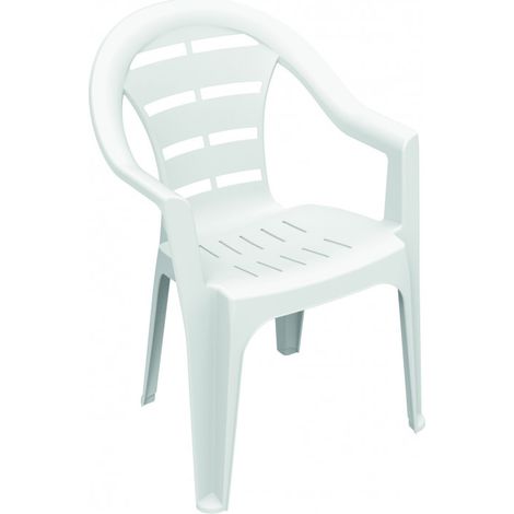 MAURY'S MOYO SEDIA IMPILABILE DA ESTERNO BIANCO 54 X 56 X H81 CM (1/3)