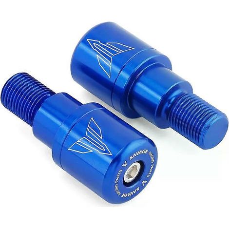 Aplicable para YAMAHA MT07 MT09 Puños de manillar de motocicleta Tapa deslizante MT10 MT 125 FZ 07 09 TDM 850 XSR 700 900 XJ6 FZ1 FZR 250 600 (Azul) (1/5)