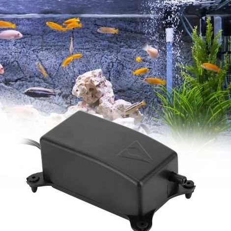 Pompe à air d\'aquarium VINGVO - Faible bruit - Augmenter oxygène - Aquarium fournitures (1/4)