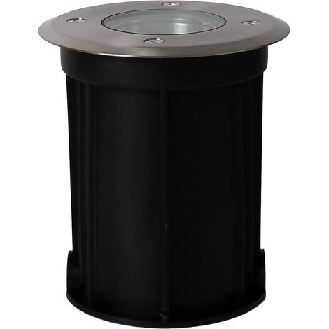Faretto calpestabile tondo da incasso a terra GU10 IP65 – segnapasso per esterno giardino e vialetti (1/4)