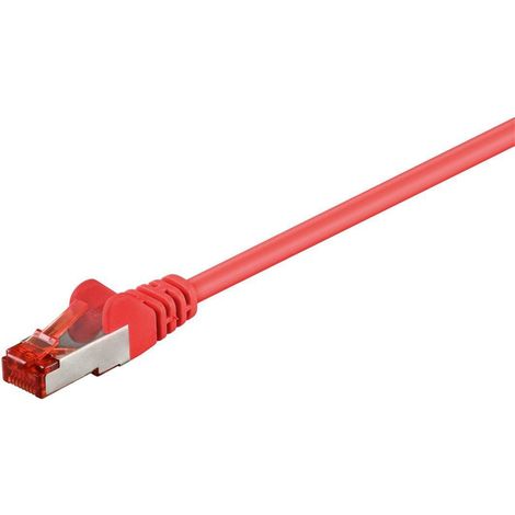 MicroConnect F/UTP CAT6 10m PVC rojo