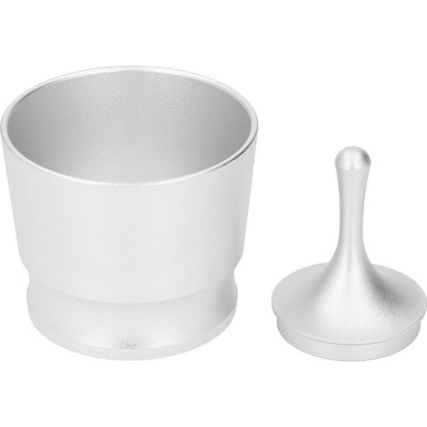 Kaffeepulverauffangbehälter aus Aluminiumlegierung, ergonomisch, für 51-mm-, 53-mm- und 58-mm-Siebträger