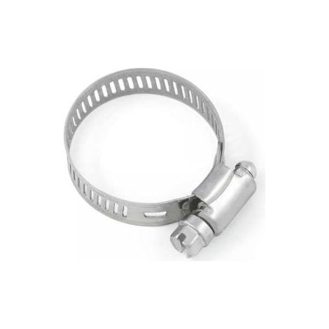 Fascetta stringitubo Ø 15 - 24 mm. in acciaio Inox A2 - AISI 304 - 2 pz.
