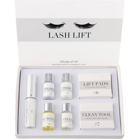 Kit de Perming Cils avec Pads Silicone, Sérums Fixants Nourrissants (37ml) pour Bouclage et Rehaussement (1/5)