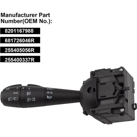 Comando Comodo per Dacia Sandero Stepway 2012-2016 15 PIN Compatibile con Duster Dokker Lodgy Logan Clio MK4 Clacson Fanali 8201167988 (1/3)
