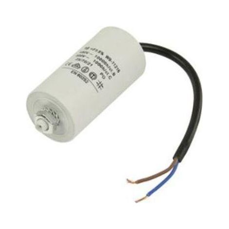 Le moteur de travail du condensateur 80uf 450vac mesure 50x120mm avec des câbles Ct80mf450v/cables