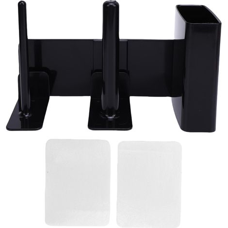 Organizzatore per bicchieri adatto ai modelli FS299, FS300 e FS301, scomparto per macchine per granite, coperchi per bicchieri a montaggio laterale, supporto nero per cannucce. (1/5)