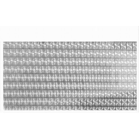 Cleafe - Rotolo Pellicola Finestre Strisce Statiche 2d Opaca 45cmx2mt Adesiva Vetro 10107 - (1/2)