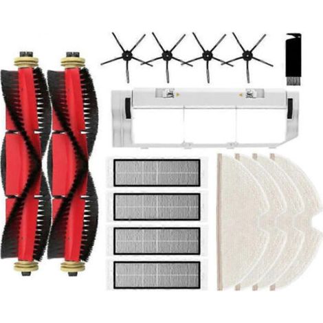 Pièces détachées pour robots aspirateurs Roborock S5 Max, S6 MaxV, S4 Max, E2, E3, E4, E5, Xiaomi 1S et SDJQR01RR : filtre de brosse latérale principale