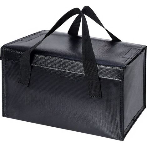 Sacoche de rangement portable antidéflagrante et ignifugée pour batterie LiPo, grande capacité, 260 x 130 x 150 mm. Idéale pour le rangement et la charge des batteries. (1/5)
