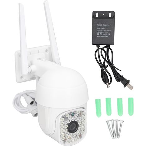 Caméra sans fil 1080P Infrarouge Vision Nocturne WiFi Boucle Fermée 110-240V Prise US Sécurité Domicile (1/5)