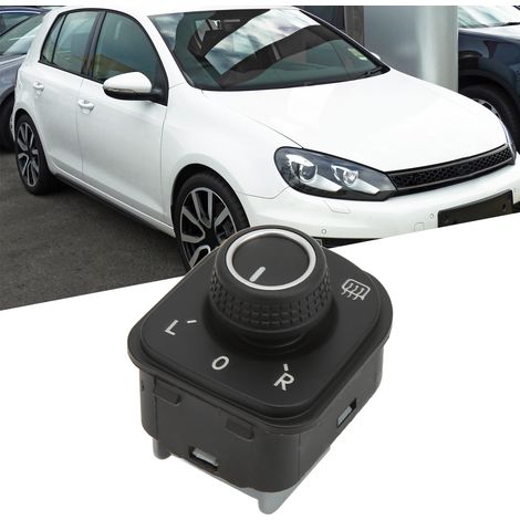Der Einstellknopf für den Rückspiegel ist kompatibel mit VW Jetta Golf 2005-2012 5ND959565E. (1/5)