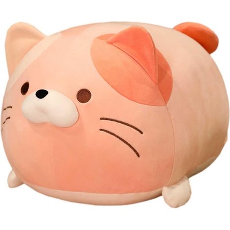 Chat en peluche gros matou, coussin doux pour chaton, oreiller de sommeil pour animaux, jouet moelleux, cadeau pour enfants et petite amie (1/5)