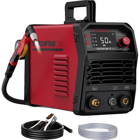 Máquina de corte por plasma, rendimiento de 50 A, tecnología de inversor IGBT, 1 juego (1/2)