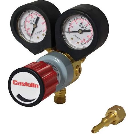 Castolin – Détendeur gaz acétylène TYPHOON – Pression nominale 1.5 bar – Corps en laiton robuste – Manomètre haute précision