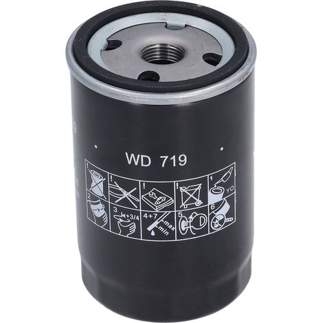 Filtre à huile compresseur à vis en alliage d'aluminium compatible 7,5 kW/10 HP WD719 (1/5)