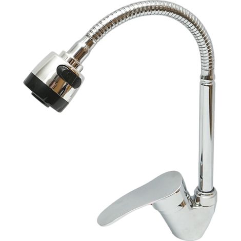 Rubinetto per lavello da cucina con beccuccio flessibile, aeratore a 2 funzioni, cromato lucido Breckner Germany (1/5)