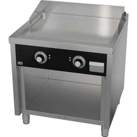Fry top électrique sur placard 750 chromée - HR Fainca