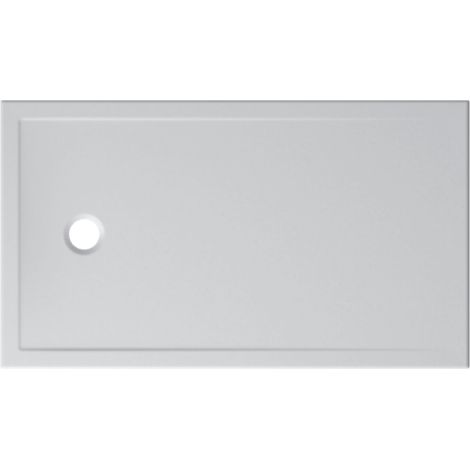 Ceramica Globo – Receveur de douche à poser 140x80 cm DTL141BI – Céramique blanche – Compatible siphon Globo DS009 – Épaisseur 3 cm
