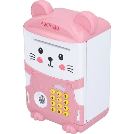 Coffre musical électronique automatique pour enfants, tirelire mini distributeur ATM, banque d'épargne pour tout-petits (1/5)