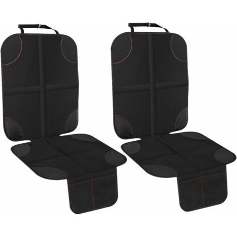 lot de 2 housses de siège de voiture avec rembourrage épais pour sièges de voiture, en cuir ou en tissu (1/4)