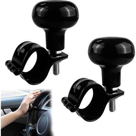 Boule De Volant,Boule Volant Tracteur Rotateur De Volant Gm Suicide Knob Lisse Et Durable Convient Aux Voitures, Camions, Tracteurs, Bateaux, Tondeuses à Gazon Et Chariots Élévateurs (2pcs) (1/5)