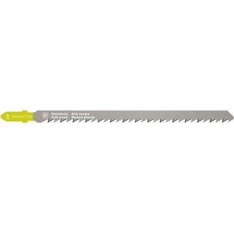Lame de scie sauteuse Jig 26 AS pour bois CV 130 T4 SW pour bois tendre, bois de construction, plans de travail de cuisine, contreplaqué, multiplex, panneaux lattés, MDF VE=5 pcs (1/5)