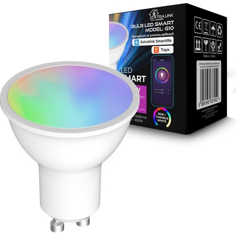 Extralink smartlife żarówka led gu10 g10 2700-6500k wifi 220-240v