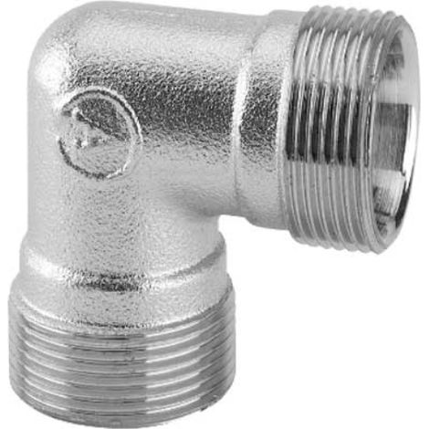 Raccordo curvo doppio cromato 24 x 19  Arteclima