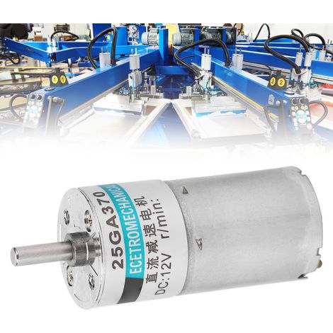 12-V-Gleichstrom-Miniaturgetriebemotor mit Halterung XD-25GA370+, niedrige Drehzahl (vorwärts und rückwärts), 300 U/min (1/5)