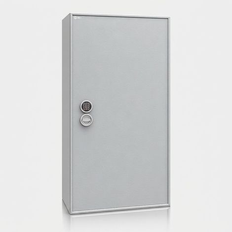 Armadio blindato portafucili con serratura elettronica Siegen Max Kombi S1 Imp 80x43 - Grigio chiaro (1/4)