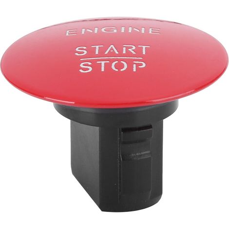 Jeffergarden Bouton-poussoir de démarrage/arrêt moteur sans clé, interrupteur rouge 2215450714 compatible avec Mercedes-Benz W176 C117 X218 (1/5)
