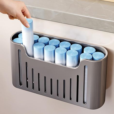 boîte de rangement pour porte d'armoire de cuisine,Gris  Boîtes de rangement pour petits objets (penderie, salle de bain, réfrigérateur) (1/5)