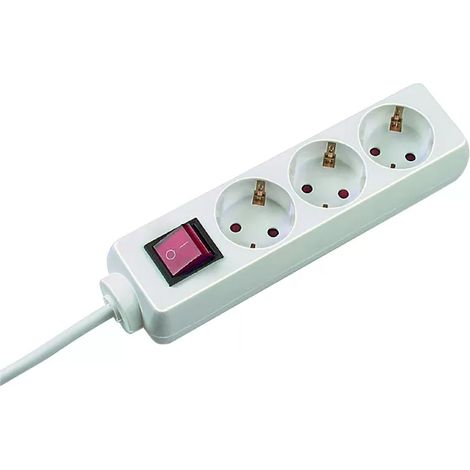 Bachmann Steckdosenleiste 3f. m.Winkelstecker ws 384.272S (1/2)