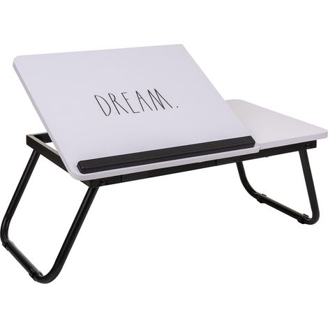 Mesa escritorio plegable blanca 61x35.5x20 (1/5)