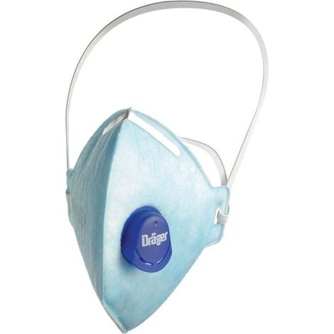 DRÄGER Einwegfeinstaubmaske X-PLORE 1720 FFP2 NR D, mit Ventil, 3951084