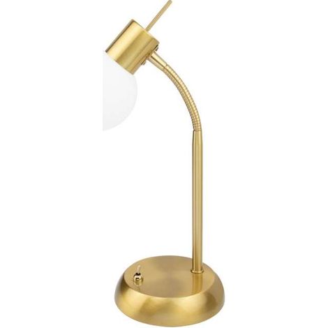 Sobremesa modelo Migos acabado latón, 34cm(alto) 16cm(ancho) 13cm(fondo. (1/3)