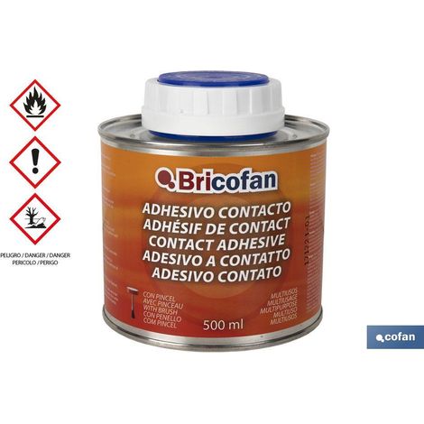 Adesivo a contatto Bricofan Vasetto con Pennello (500ml)
