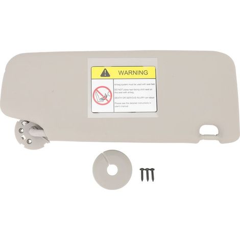 Pare-soleil gris en plastique ABS résistant aux hautes températures pour Cruze 2011-2016, accessoire intérieur gauche, référence d'origine : 95034253 (1/5)
