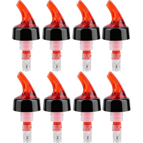 Distributeur De Liquide - Bouchon-Verseur 30 Ml - Pour Bouteilles De Vin Et Spiritueux - 8 Pièces (1/5)