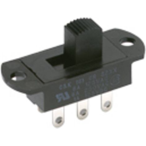 C & K Switches S602031MS08Q Interruttore a slitta 125 V 12 A 2 x On / On 1 pz. Bulk