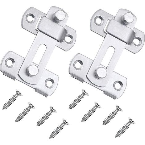 Boulon Porte, Porte Coulissante Boulon de Porte Loquet Acier Inoxydable Loquet Verrou Porte Coulissante (1/5)