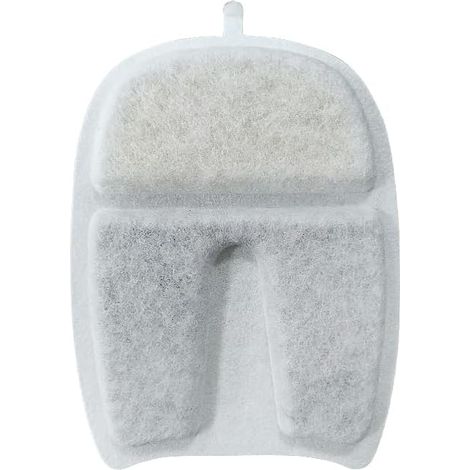 Fontaine à eau sans fil pour chat de 3 à 2 litres (10 oz) - Filtre de rechange pour fontaine à eau pour chat à quadruple filtration (1/2)